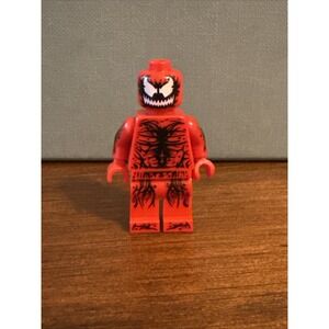 LEGO Marvel Superhero Minifigure - Carnage Spiderman Villain Marvel No Tentacles